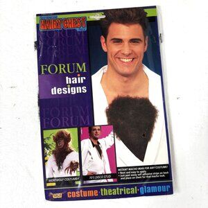Hairy Chest Wig 70's disco Cool Guy Forum Novelties NWT NOS